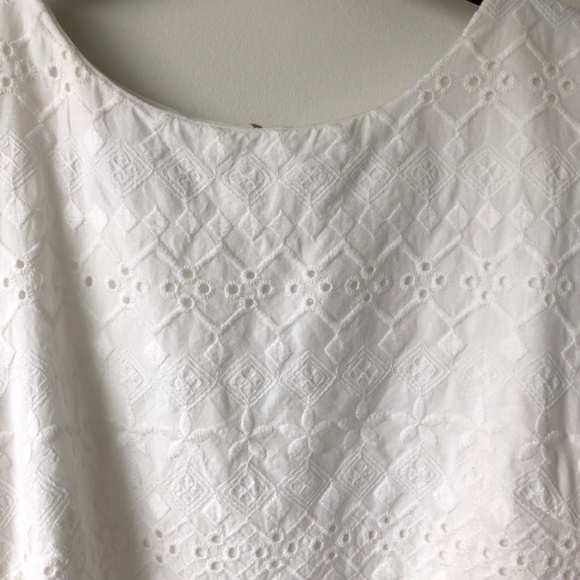 Worn once eyelet lace sleeveless shift dress - Picture 2 of 4